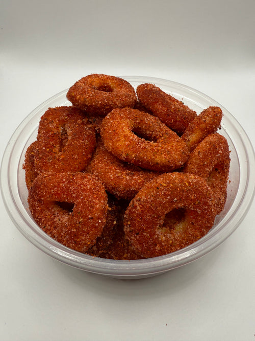 Aros de Durazno Enchilados